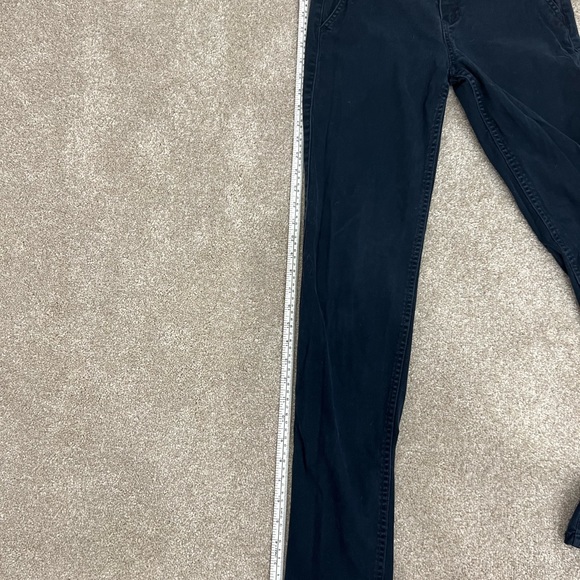 HOLLISTER LOW RISE COTTON CHINOS NAVY BLUE SIZE 25 - Picture 8 of 9